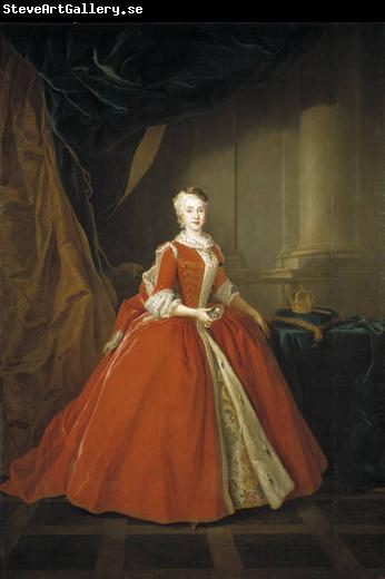 Louis de Silvestre Princesa Maria Amalia de Sajonia en traje polaco